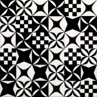 20*20 Mosaico Black&White Mix  9 mm    20x20