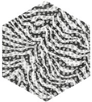   Docklands Hexagon Inserto Zebra S/1 24x27,7 24x27.7