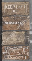    New York Road Signs Mix Chelsea 10x20 10x20