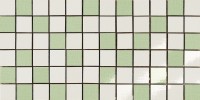  301306 Mos. Random Bianco-Verde 20x40