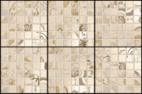  Carillon Mosaico Cream set 6 pz. 30x45 30x45
