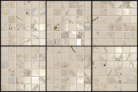  Carillon Mosaico Greige set 6 pz. 30x45