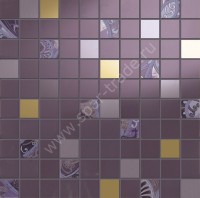  Mosaico Mini Giselle Prugna Rett. 31,5x31,5 31.5x31.5