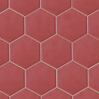  Hexatile Rojo Mate 17.5*20 17.5x20