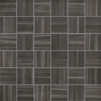Mosaico Stripes Black Chic Lapp. e Rett. 30x30
