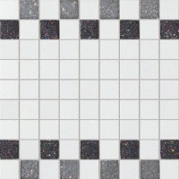 Mosaico Starlight Grigio Bianco Musa 30x30