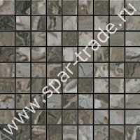  Mosaico Taupe Tessere 3,35x3,35 su rete Lap. Rett.32x32 32x32