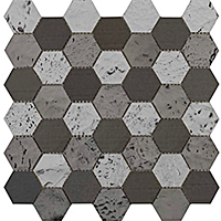   LUXE Mirror Hexagon 31,5x32,5x0,3  31.5x32.5