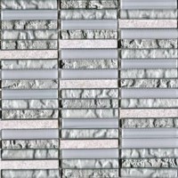 Tecno Linear Silver White (1,5x9,7) 29,8x30,5 29.8x30.5