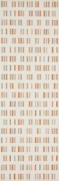  Colourline Ivory/Taupe/Orange Decoro MLEP 22*66.2 22x66.2