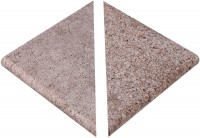   Granite Angulo Peldano 1 pz R-12 Carrara 33x33