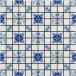 D.BELCASTER BLUE (19043) 30X30  30x30