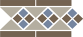   Border LISBON with 1 strip (Tr.01, Dots 29+11, Strips 29) 2815  15x28